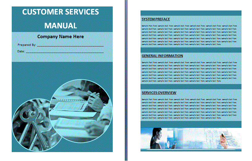 Customer services Manual Template