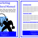 Marketing Procedural Manual Template
