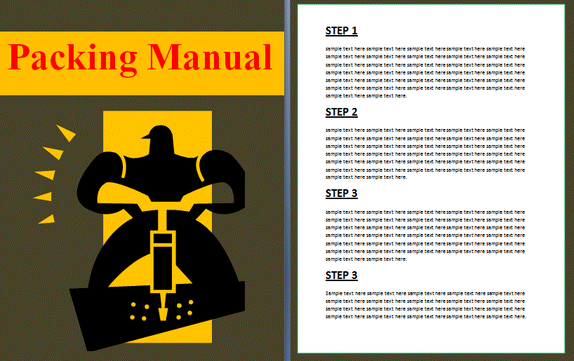 Packing Instructions Manual Template