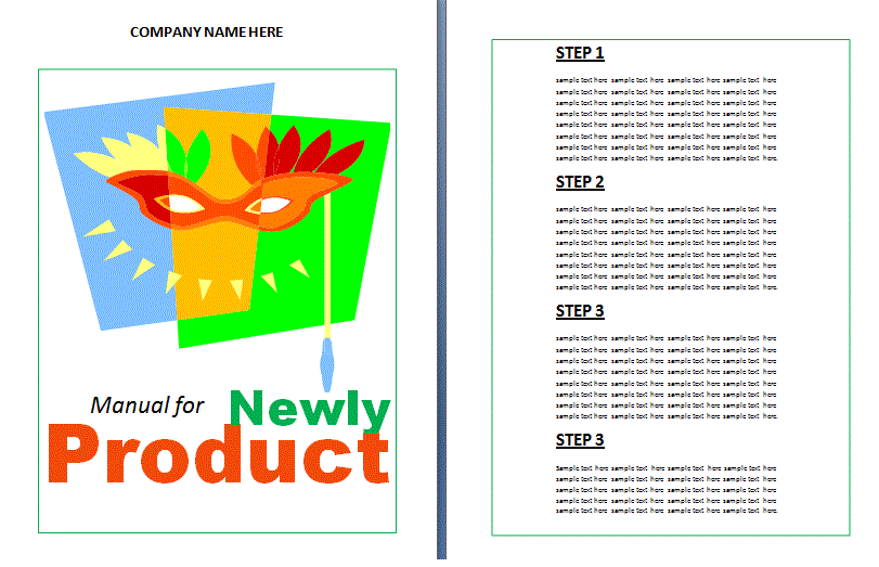 Product Instruction Manual Template