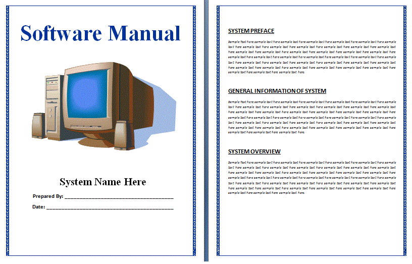 Free Manual Template