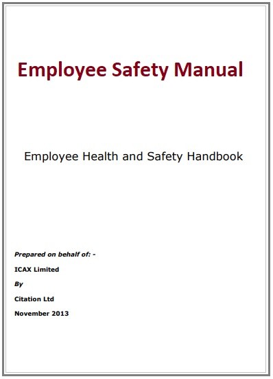 Work Manual Template from www.manualtemplate.org