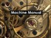 Machine Manual Template