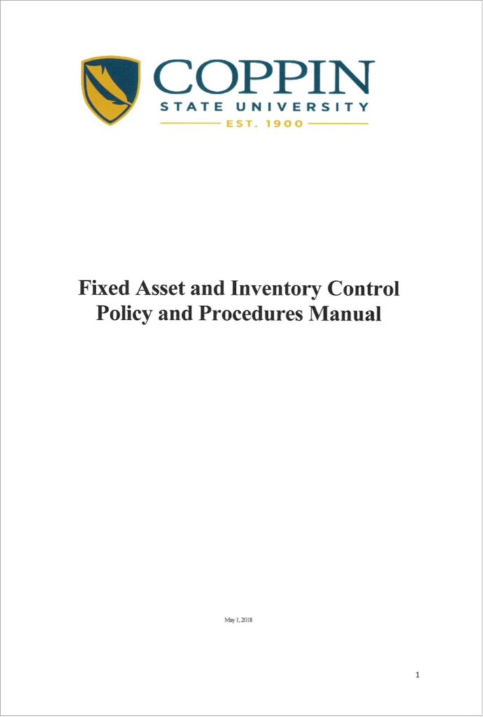 Fast Inventory Management Manual Template