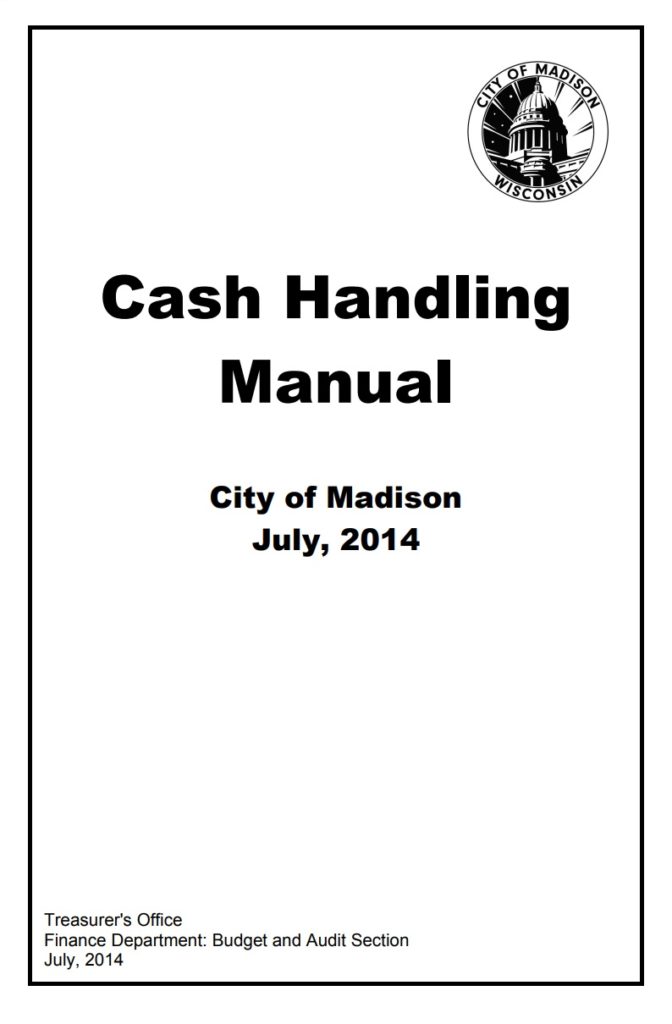Cash Handling Manual Format