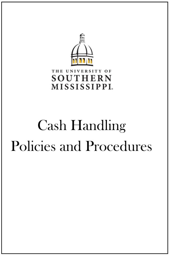 Cash Handling Manual Template PDF