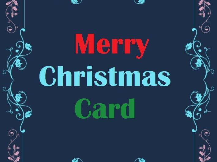 Christmas Card Template