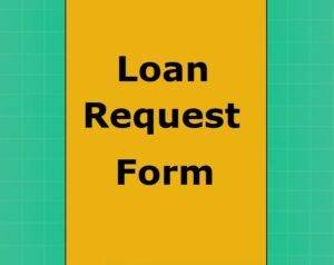 Loan request form | Free Manual Templates