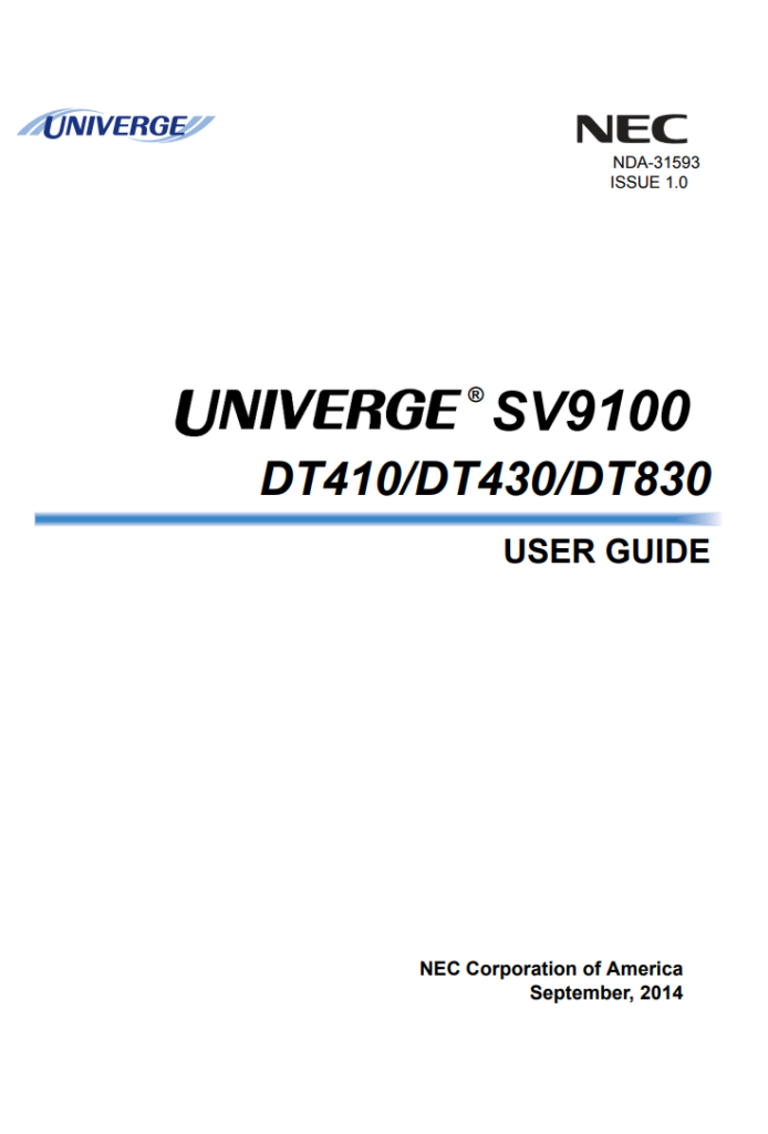 Phone Extension User Manual Template