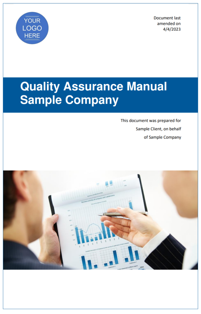 Quality Assurance Manual Format