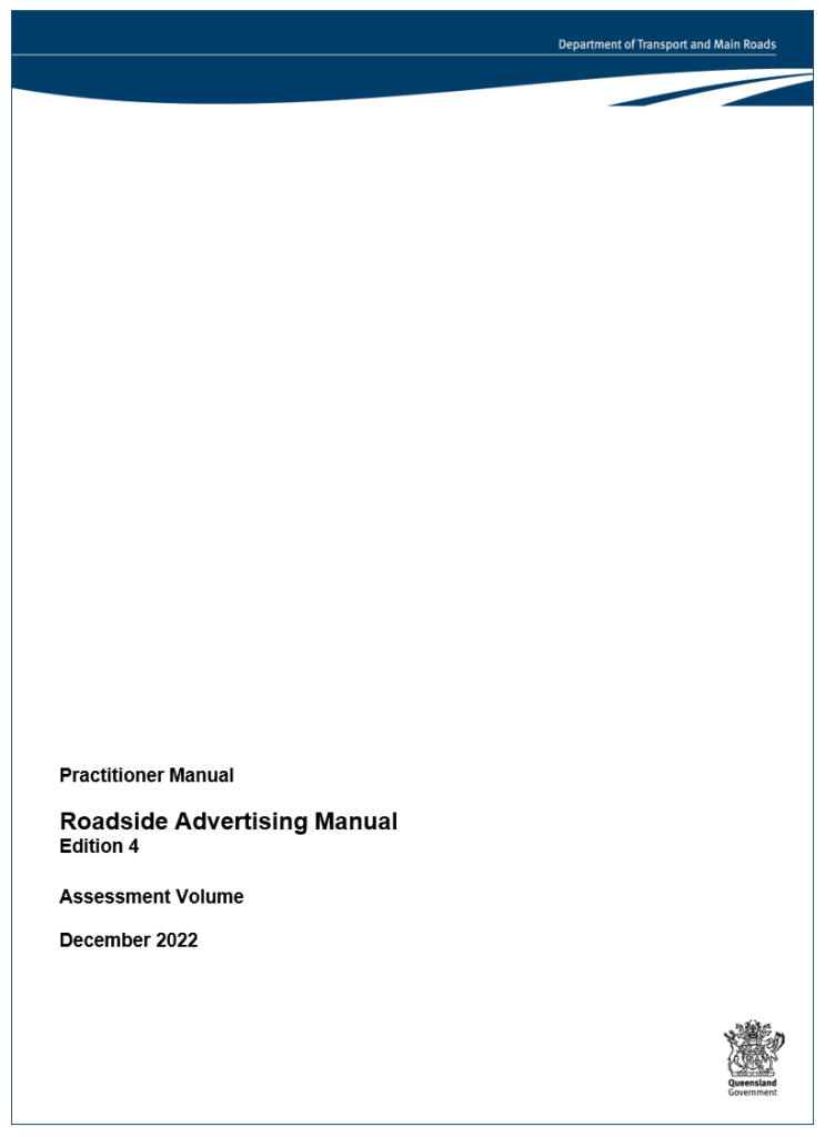 Roadside Advertising Manual Book Template