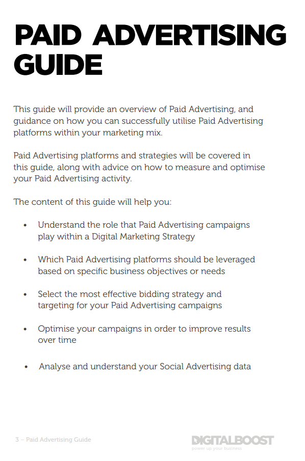 Paid Advertising Policy Manual Template