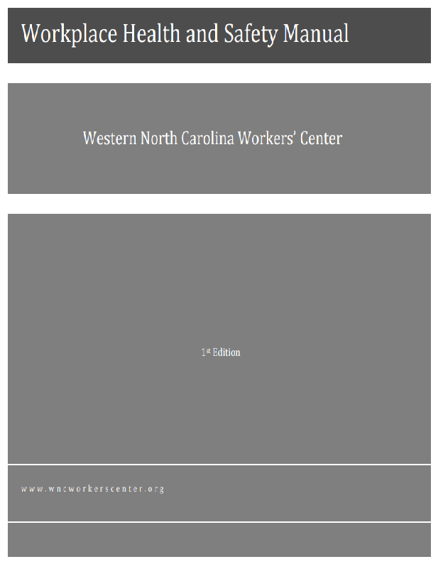 Workplace Health and Safety Manual Template